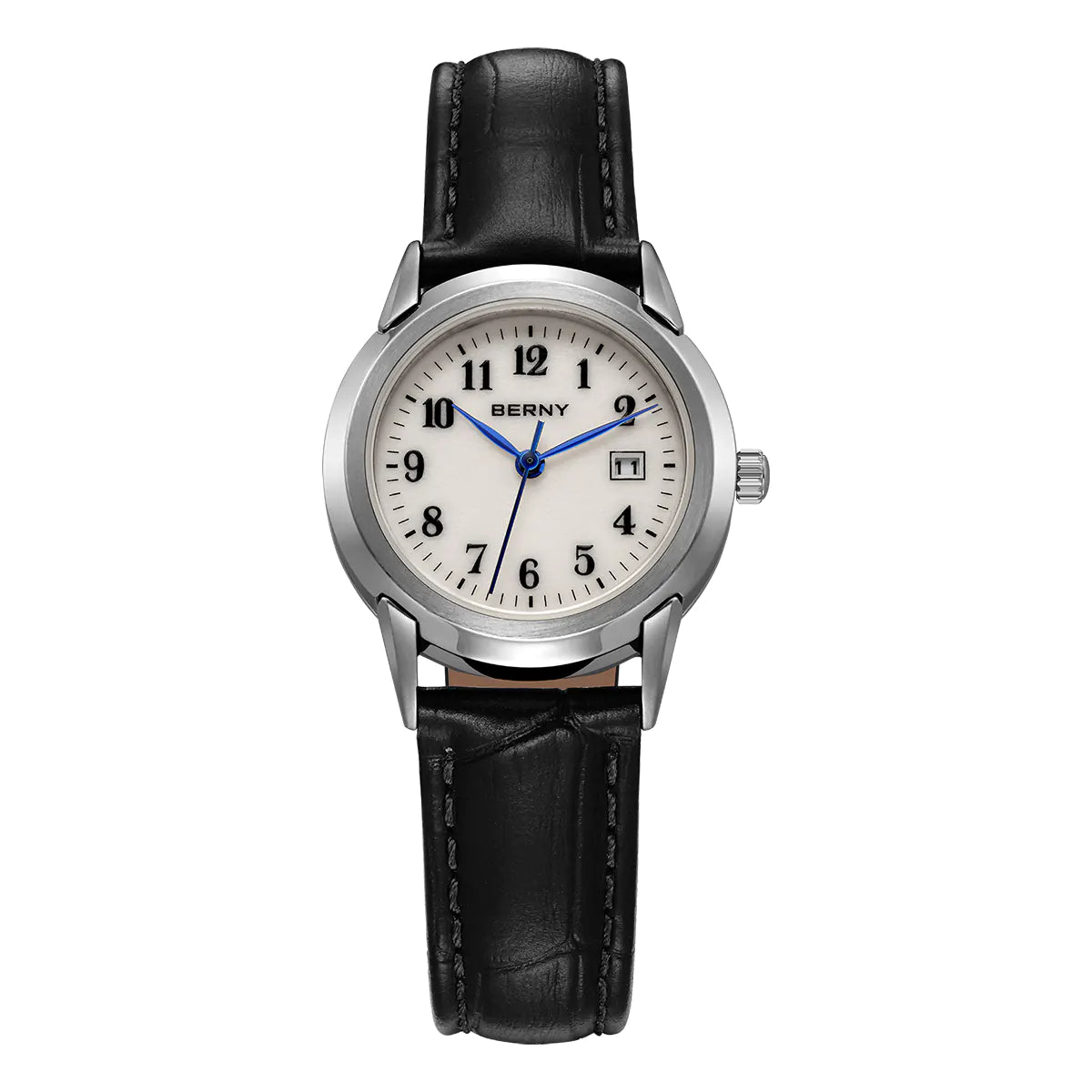 BERNY 2711VL Women's Classic Quartz Dress Watch – Leather Strap - Top G Watches