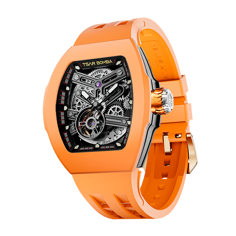 Official TSAR BOMBA TB8218 Atomic Automatic Watch – Interchangeable Collection