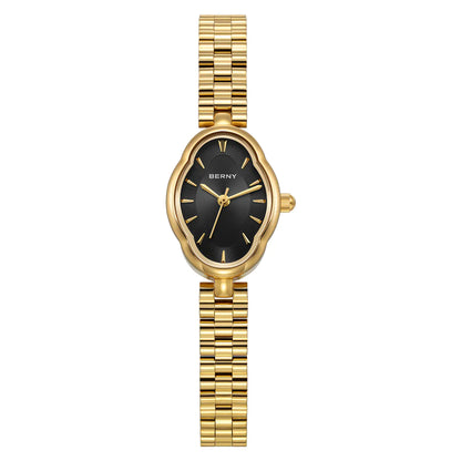 BERNY 2946L Women's Mini Gold Quartz Dress Watch - Top G Watches