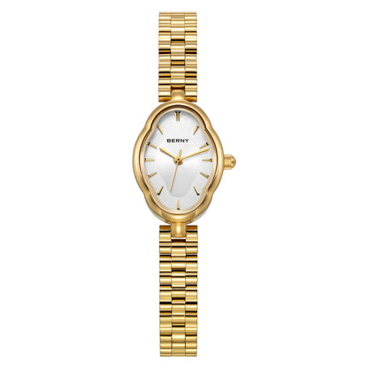 BERNY 2946L Women's Mini Gold Quartz Dress Watch - Top G Watches