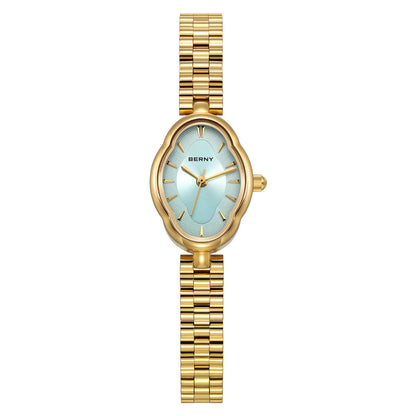BERNY 2946L Women's Mini Gold Quartz Dress Watch - Top G Watches