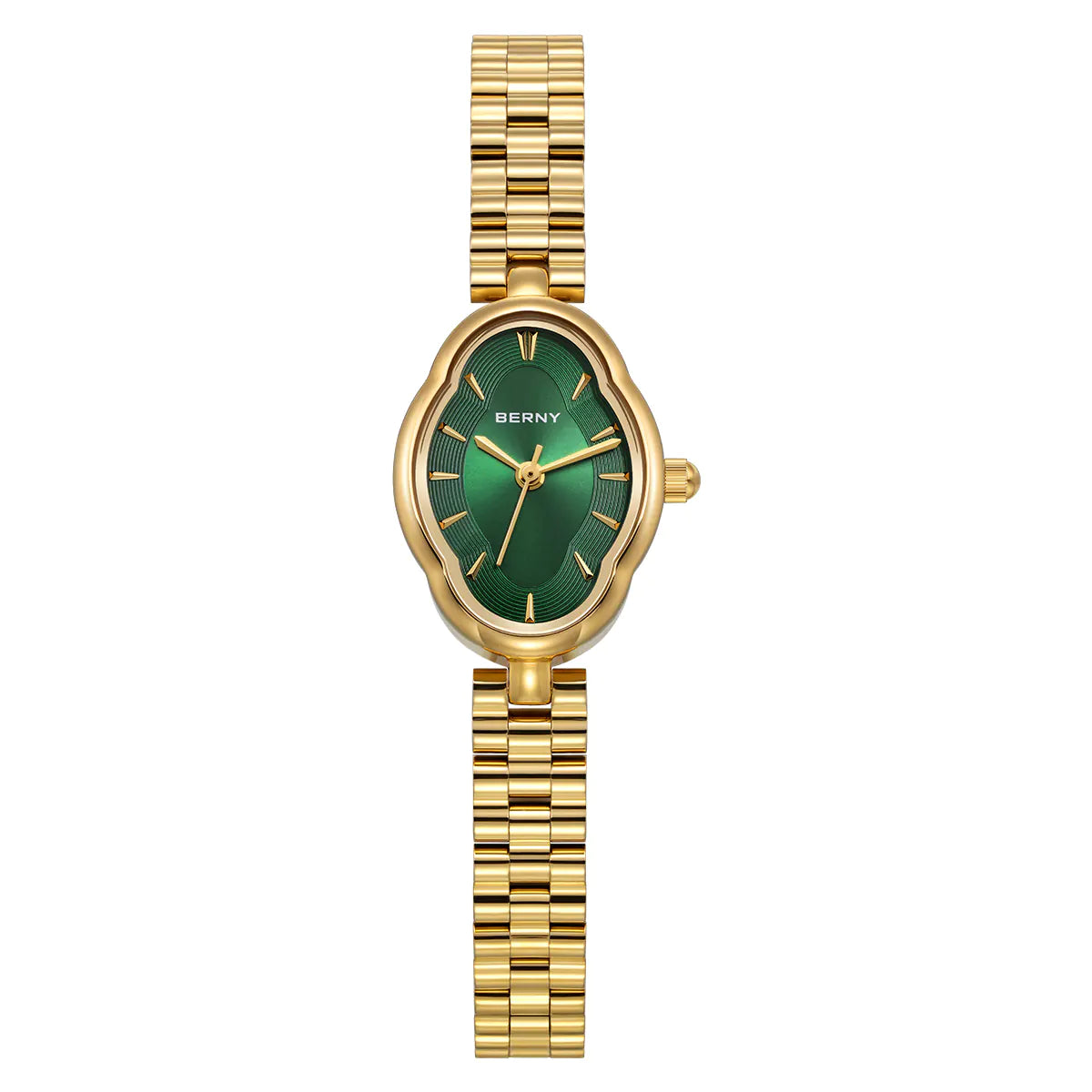 BERNY 2946L Women's Mini Gold Quartz Dress Watch - Top G Watches