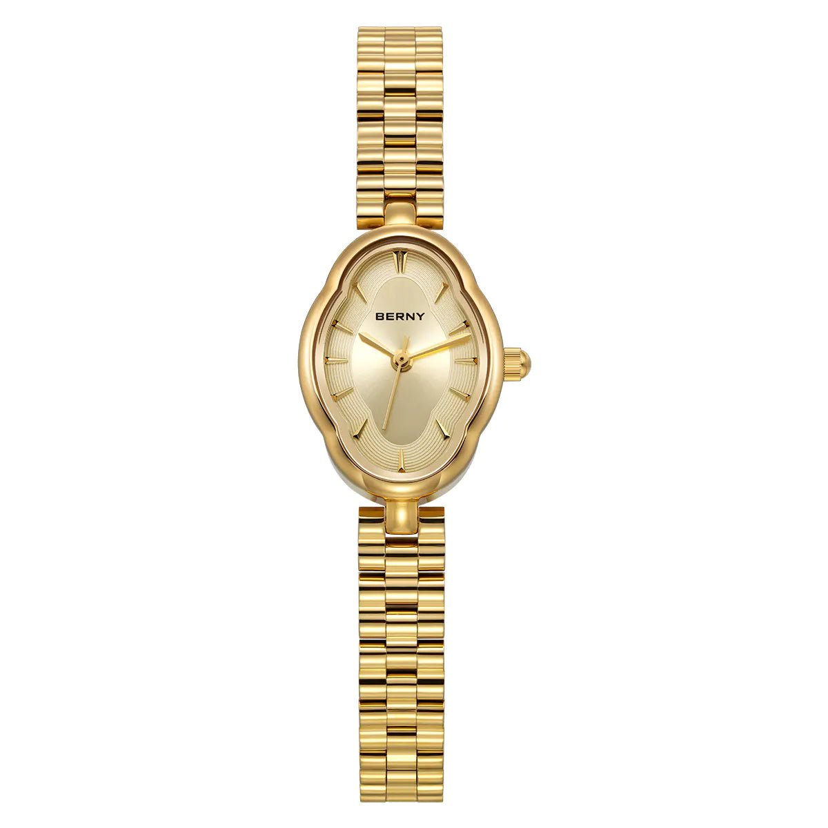 BERNY 2946L Women's Mini Gold Quartz Dress Watch - Top G Watches