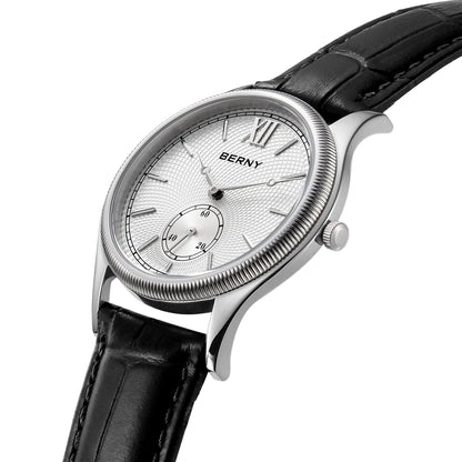 BERNY 2944M Men's Vintage Quartz Dress Watch | Miyota Movement - Top G Watches
