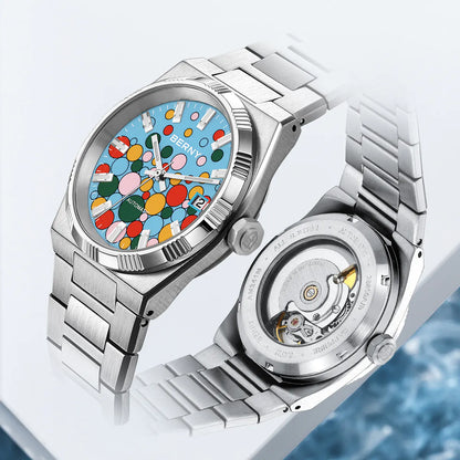 BERNY AM241M Automatic Watch – Interchangeable Bezels & Sapphire