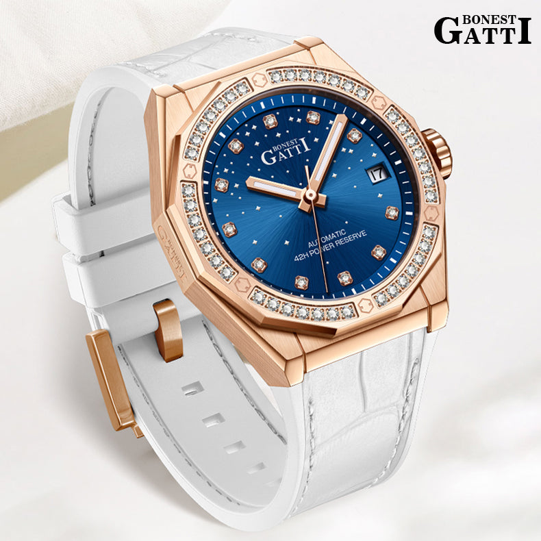 Bonest Gatti BG8902 Diamond Bezel – Citizen Automatic Women’s Watch - Top G Watches