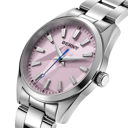 BERNY 2953M-PK Women's Fashion Sport Quartz Watch – Sapphire Crystal - Top G Watches