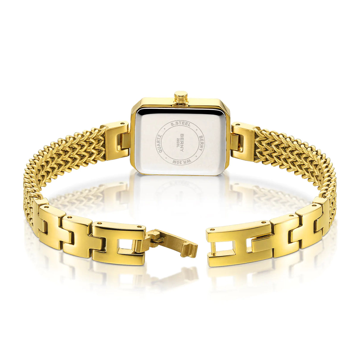 BERNY 2922L Women's Luxury Quartz Watch & Matching Bracelet Set - Top G Watches