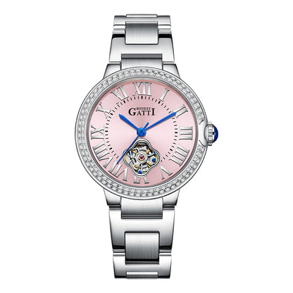 BONEST GATTI BG3006 Ladies Skeleton Automatic Watch – Sapphire Crystal
