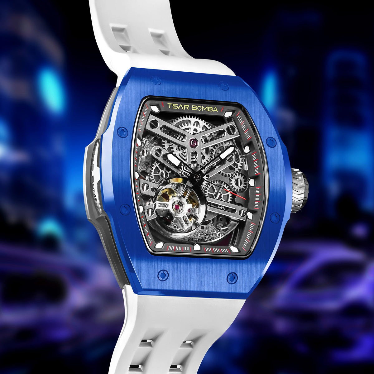 Official TSAR BOMBA TB8218 Atomic Automatic Watch – Interchangeable Collection