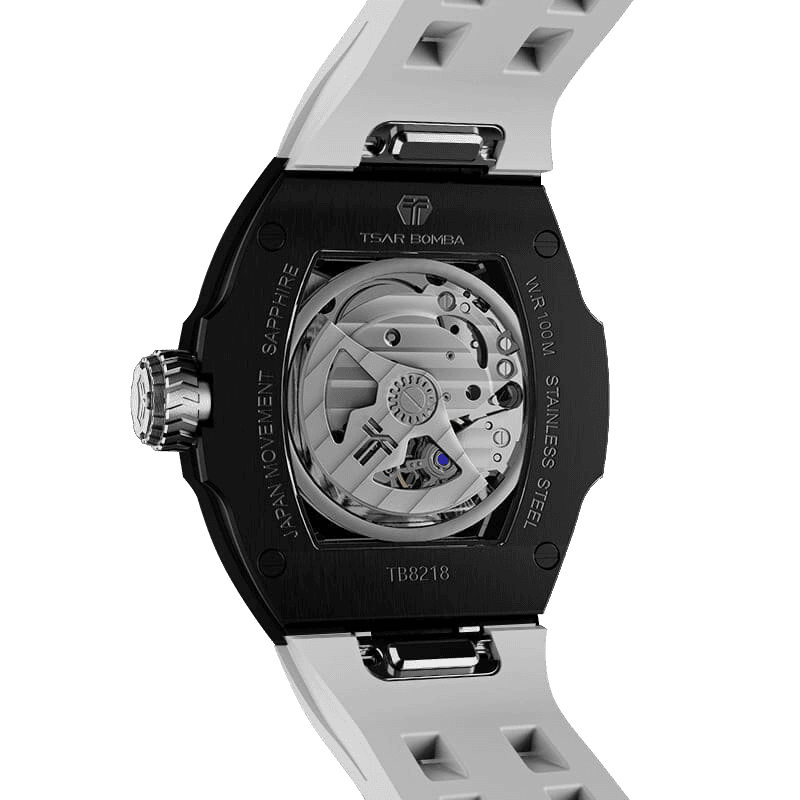 Official Tsar Bomba Atomic-Interchangeable Automatic Watch Carbon Fibre Combo - TB8218 - Top G Watches