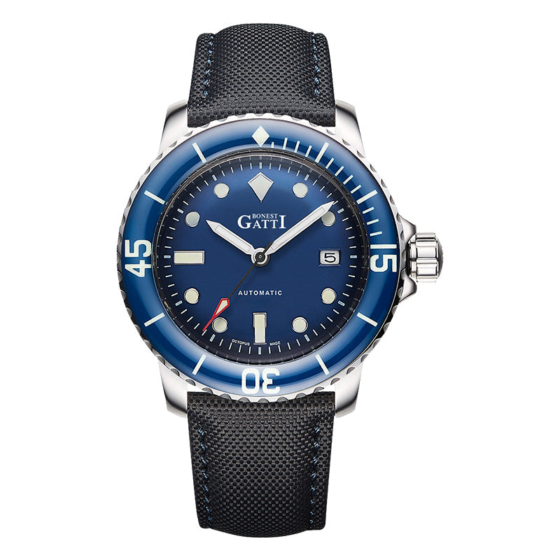 BONEST GATTI BG8002 Automatic Diving-Style Sports Watch – Sapphire Crystal