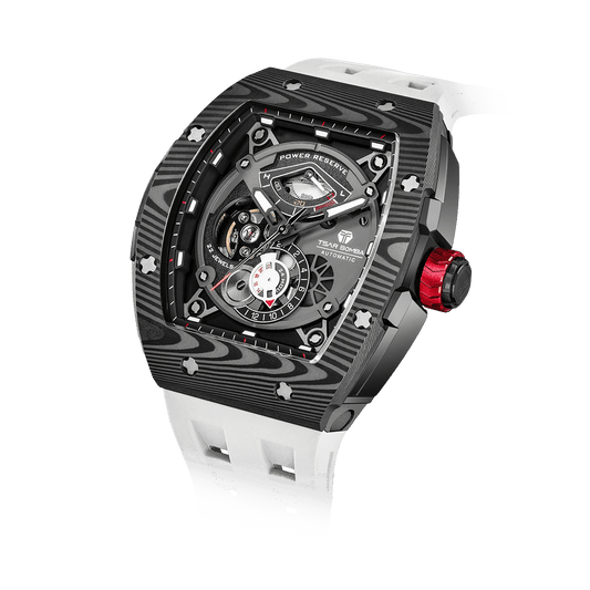 Official TSAR Bomba Carbon Fibre Automatic Kinetic Energy Watch – TB8210CF - Top G Watches