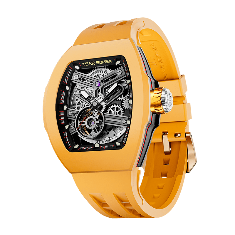Official TSAR BOMBA TB8218 Atomic Automatic Watch – Interchangeable Collection