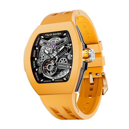 Official TSAR BOMBA TB8218 Atomic Automatic Watch – Interchangeable Collection