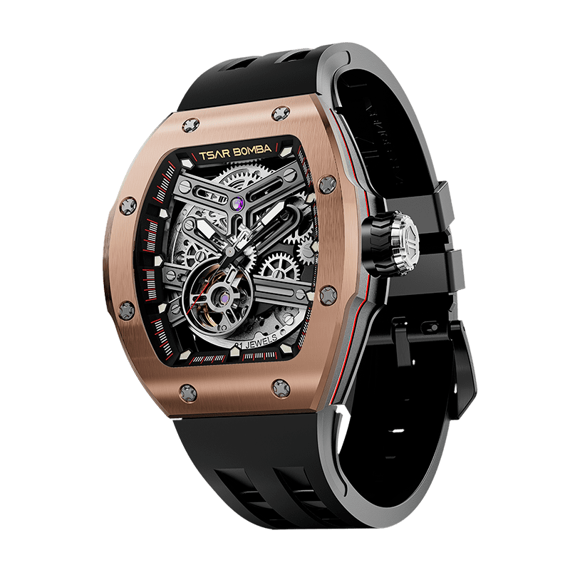 Official TSAR BOMBA TB8218 Atomic Automatic Watch – Interchangeable Collection