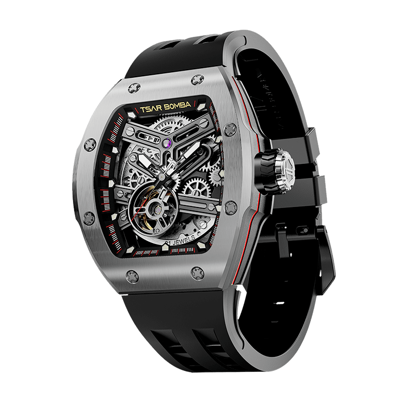 Official TSAR BOMBA TB8218 Atomic Automatic Watch – Interchangeable Collection