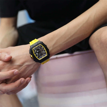 Official TSAR BOMBA Elemental Series TB8204Q – Calendar & Chronograph Watch