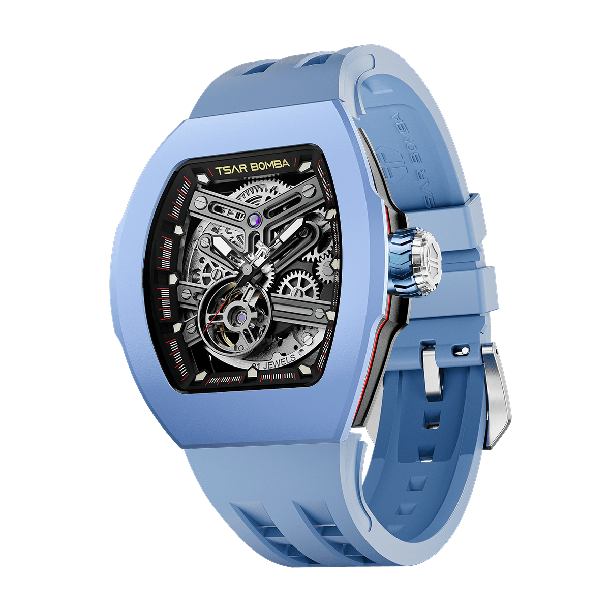 Official TSAR BOMBA TB8218 Atomic Automatic Watch – Interchangeable Collection