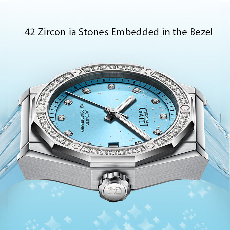 Bonest Gatti BG8902 Diamond Bezel – Citizen Automatic Women’s Watch - Top G Watches