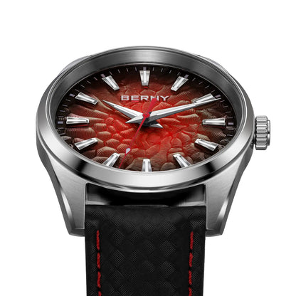 BERNY 2954MP Men's Quartz Dress Watch – Volcanic Dial - Top G Watches