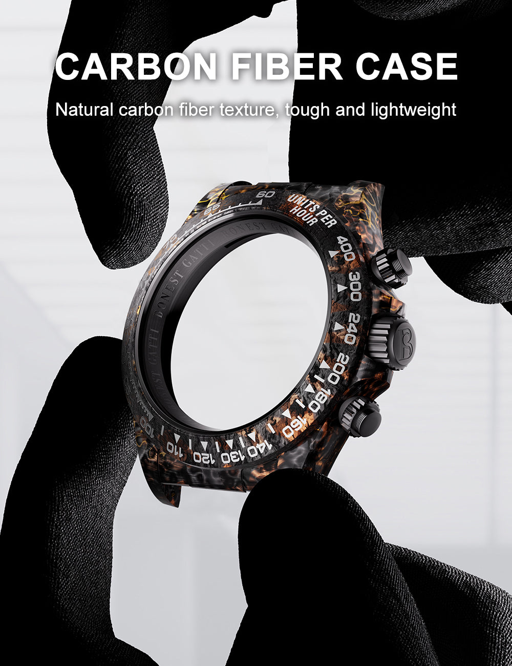 Bonest Gatti BG9010 Carbon Fibre Automatic Chronograph – Sport-Precision Craft - Top G Watches