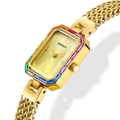 BERNY 2923L Women's Quartz Watch & Matching Bracelet Jewellery Set - Top G Watches