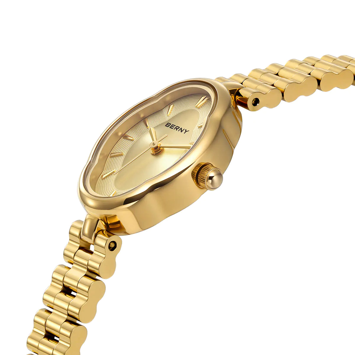BERNY 2946L Women's Mini Gold Quartz Dress Watch - Top G Watches