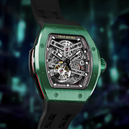 Official TSAR BOMBA TB8218 Atomic Automatic Watch – Interchangeable Collection