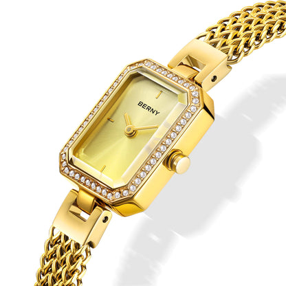 BERNY 2922L Women's Luxury Quartz Watch & Matching Bracelet Set - Top G Watches