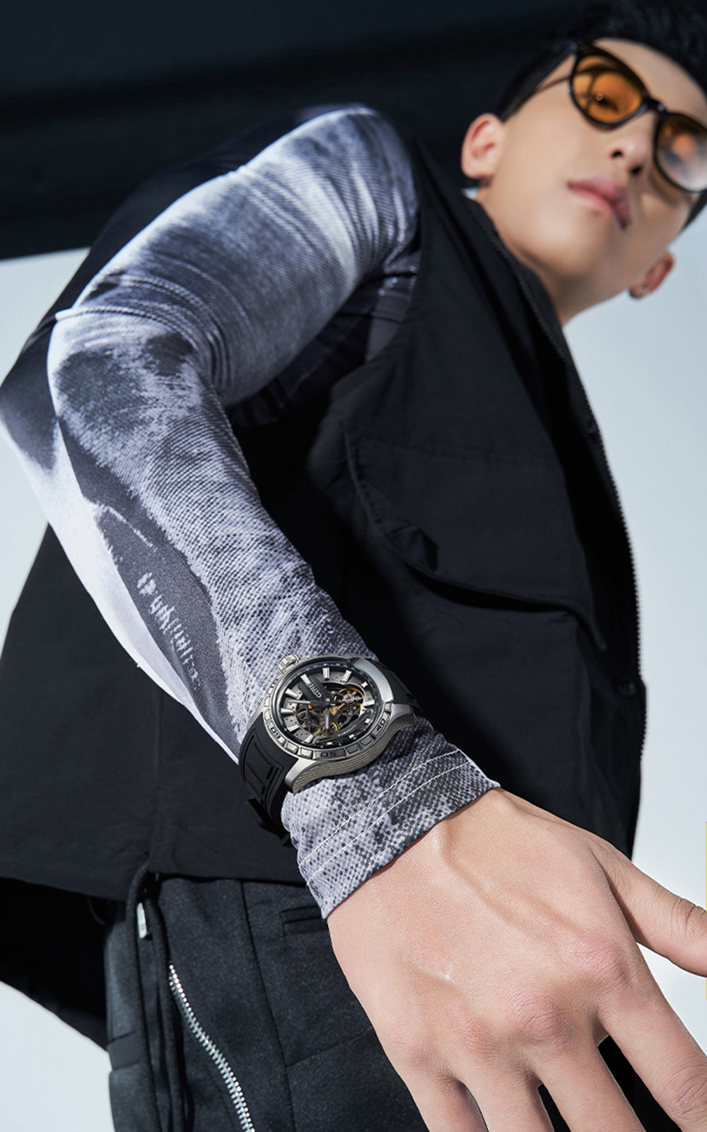 BONEST GATTI BG4005 Skeleton Automatic Men's Sports Watch
