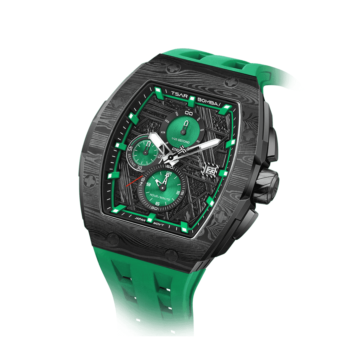 Official TSAR BOMBA Elemental Series Quartz Waterproof Mechanical Watch MK2 - TB8211Q-II