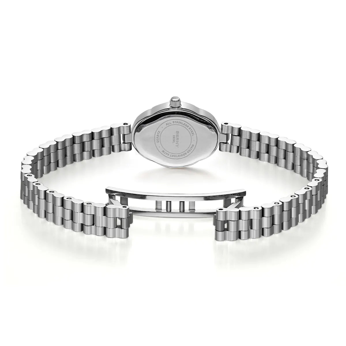 BERNY 2926L Women's Mini Silver Quartz Dress Watch - Top G Watches