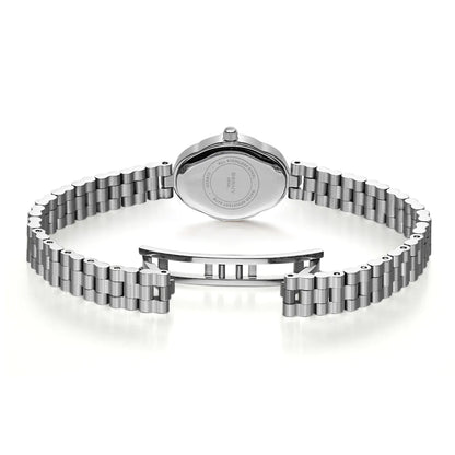 BERNY 2926L Women's Mini Silver Quartz Dress Watch - Top G Watches