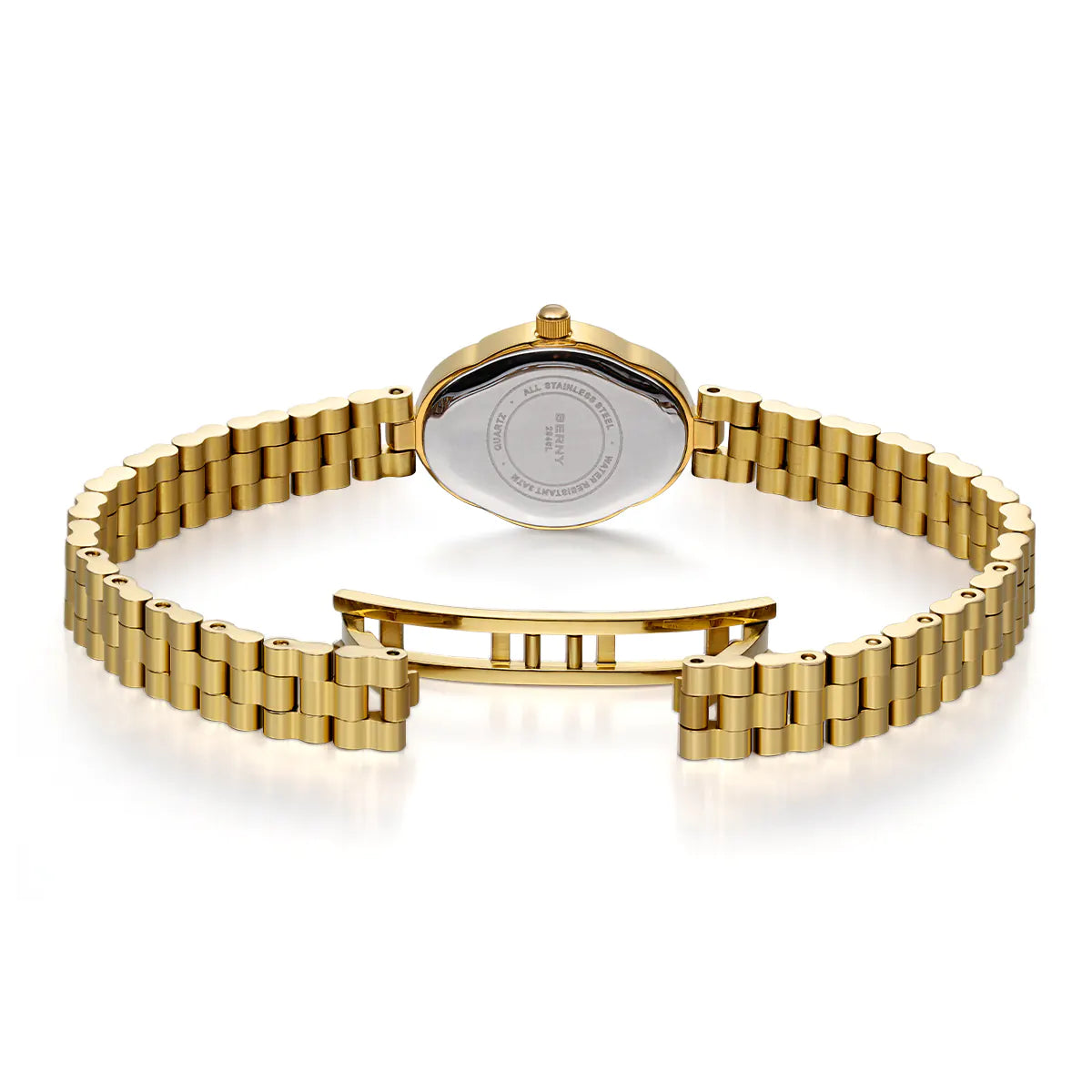 BERNY 2946L Women's Mini Gold Quartz Dress Watch - Top G Watches