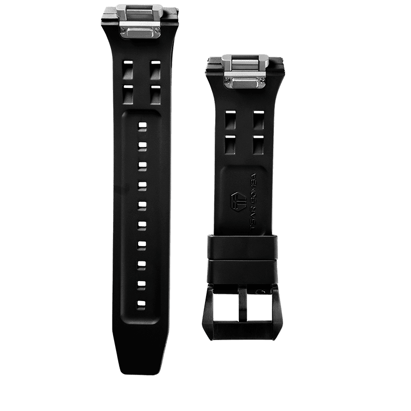 Official TSAR BOMBA Atomic-Interchangeable Watch - TB8214 & TB8218 Interchangeable FKM Rubber Wristband Strap
