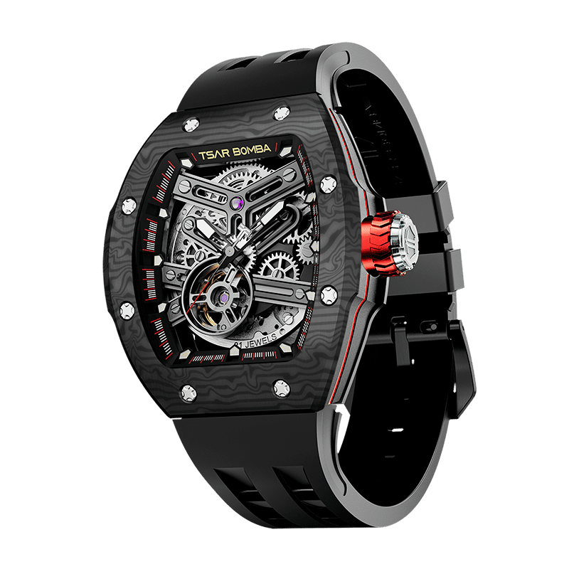 Official TSAR BOMBA TB8218 Atomic Automatic Watch – Interchangeable Collection