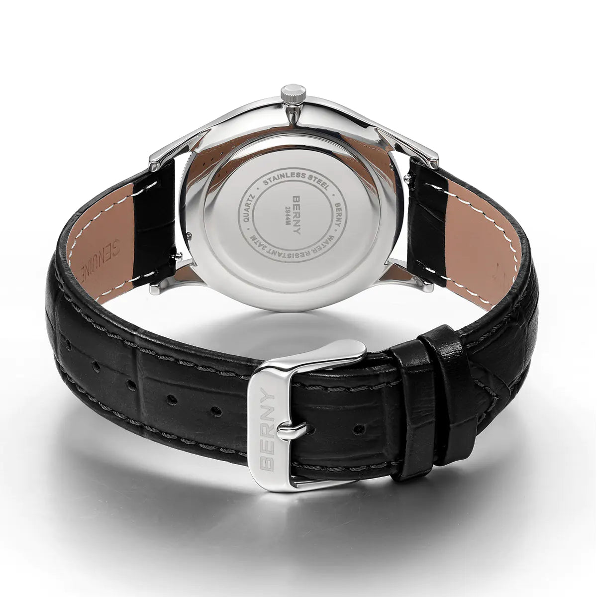 BERNY 2944M Men's Vintage Quartz Dress Watch | Miyota Movement - Top G Watches