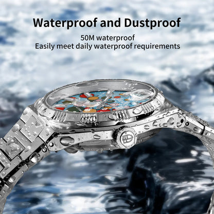 BERNY AM241M Automatic Watch – Interchangeable Bezels & Sapphire