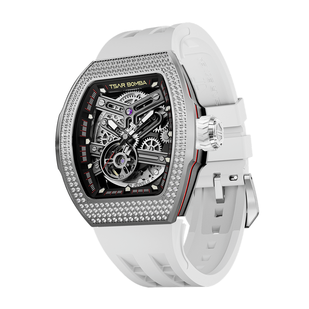 Official TSAR BOMBA TB8218 Atomic Automatic Watch – Interchangeable Collection