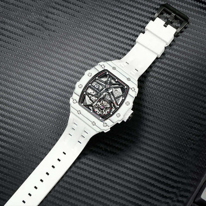 Official TSAR BOMBA Carbon Fibre Automatic Skeleton Watch – TB8209CF