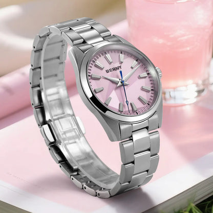 BERNY 2953M-PK Women's Fashion Sport Quartz Watch – Sapphire Crystal - Top G Watches