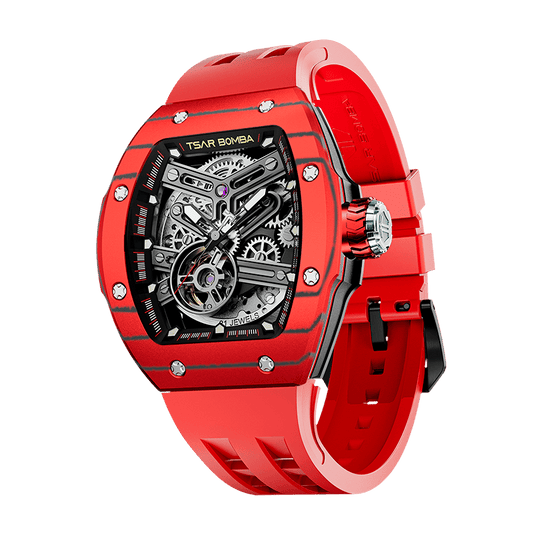 Official TSAR BOMBA TB8218 Atomic Automatic Watch – Interchangeable Collection