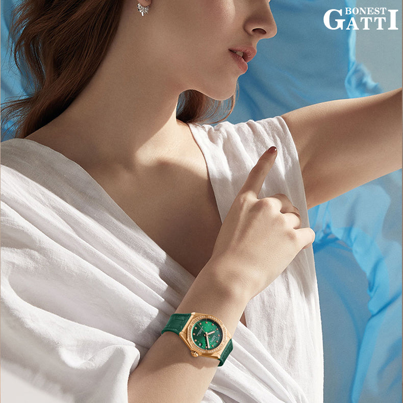Bonest Gatti BG8902 Diamond Bezel – Citizen Automatic Women’s Watch - Top G Watches