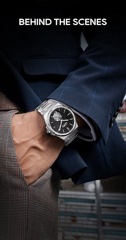 Bonest Gatti BG7006 Carbon Fiber – Luminous Tourbillon Automatic Sapphire Watch - Top G Watches