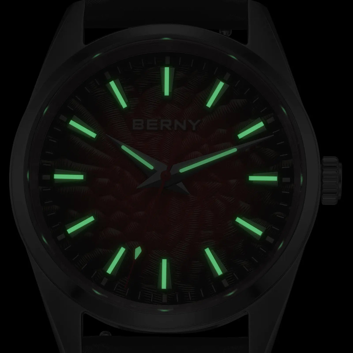 BERNY 2954MP Men's Quartz Dress Watch – Volcanic Dial - Top G Watches