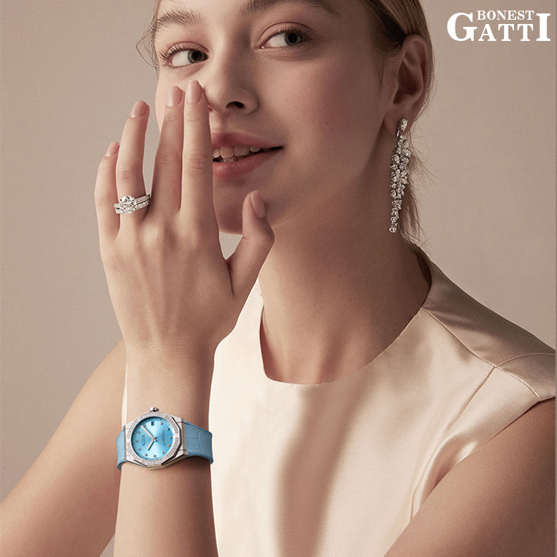 Bonest Gatti BG8902 Diamond Bezel – Citizen Automatic Women’s Watch - Top G Watches