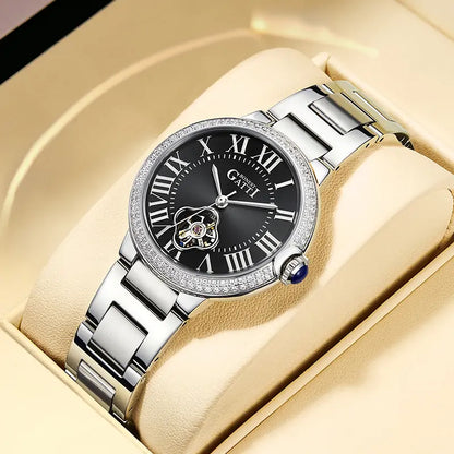 BONEST GATTI BG3006 Ladies Skeleton Automatic Watch – Sapphire Crystal