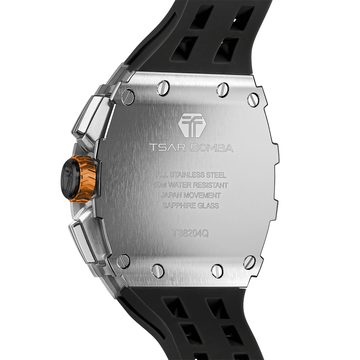 Official TSAR BOMBA Elemental Series TB8204Q – Calendar & Chronograph Watch