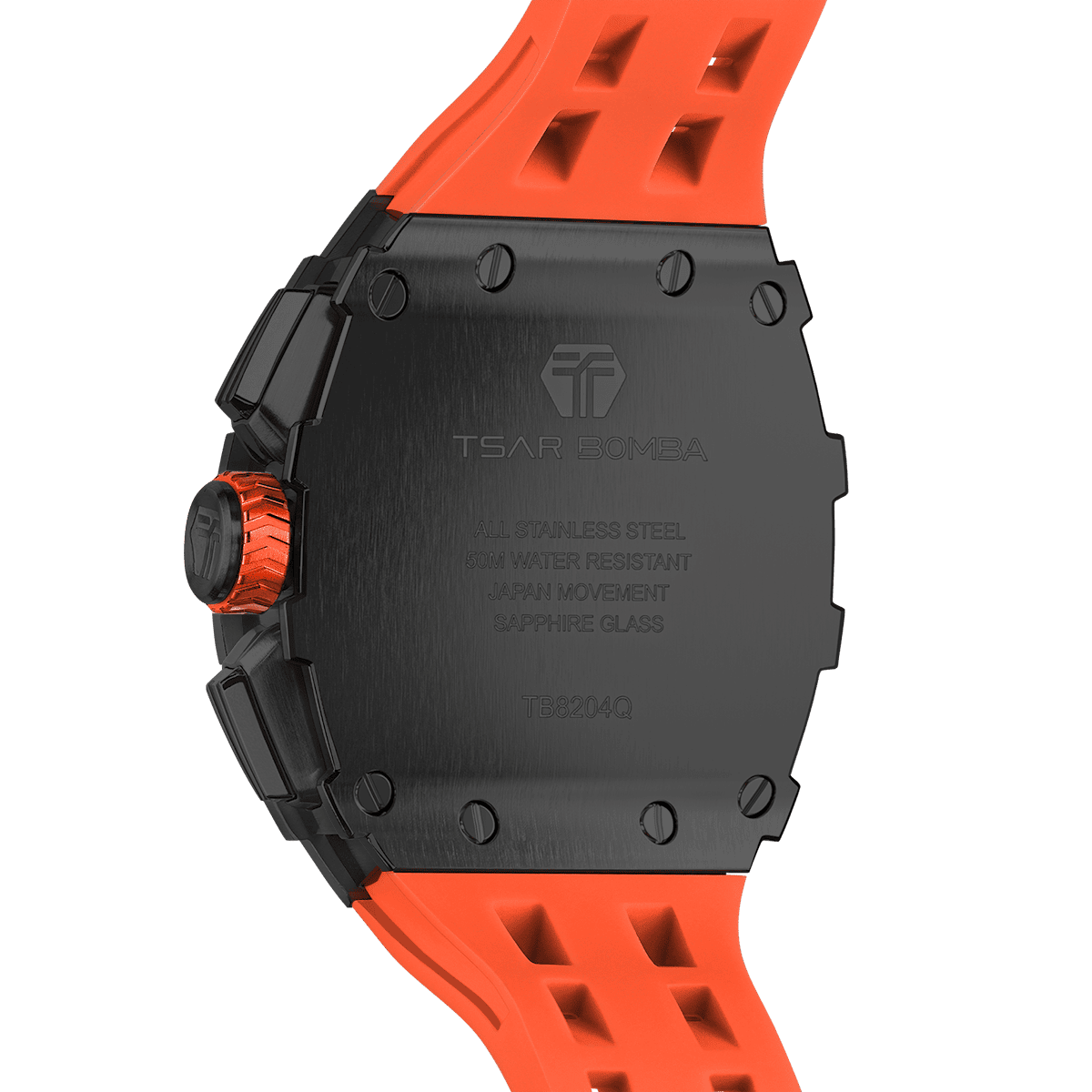 Official TSAR BOMBA Elemental Series TB8204Q – Calendar & Chronograph Watch